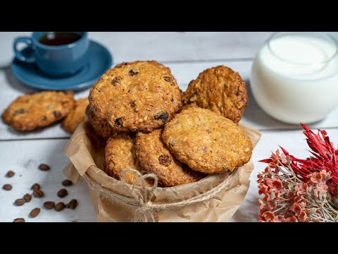 Видео: Овсяное печенье к чаю ЗА 10 МИНУТ ВКУСНЯШКА и десерт! Простой рецепт выпечки!