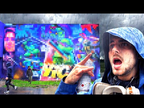 Видео: Рисовать фреску во время бури ⚡️(ПЛОХАЯ идея!)