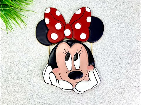 Видео: Топпер Минни | Пряник микки маус  | Айсинг | Имбирный пряник | микки маус