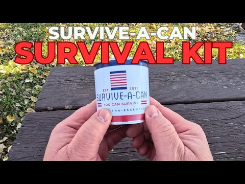 Видео: Набор для выживания в банке — Survive-a-can!
