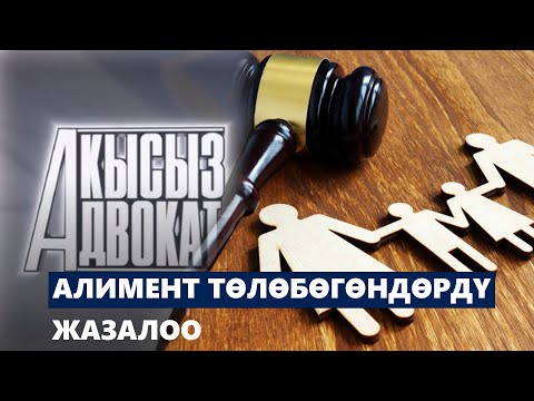 Видео: Алимент төлөбөгөндөрдү жазалоо / Акысыз адвокат