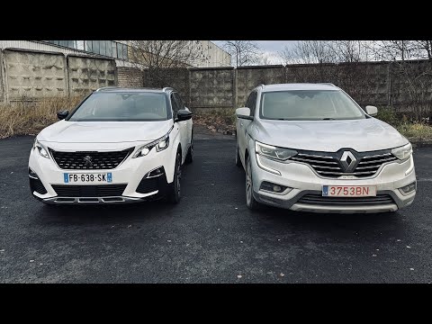 Видео: Peugeot 5008 VS Renault Koleos. Битва Французских Вседорожников. Псков.