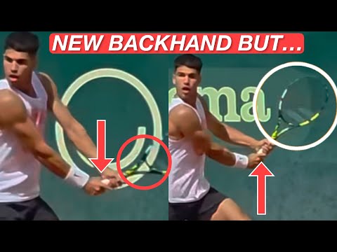 Видео: НОВЫЙ Alcaraz Backhand Takeback все еще в разработке