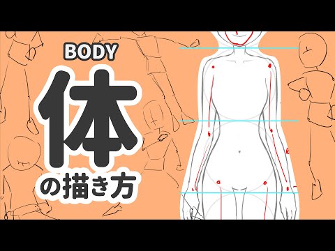 Видео: 【Курс рисования】Как нарисовать тело