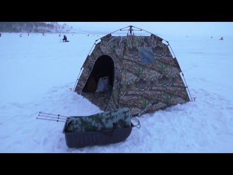 Видео: На рыбалку с автономным отопителем из Китая