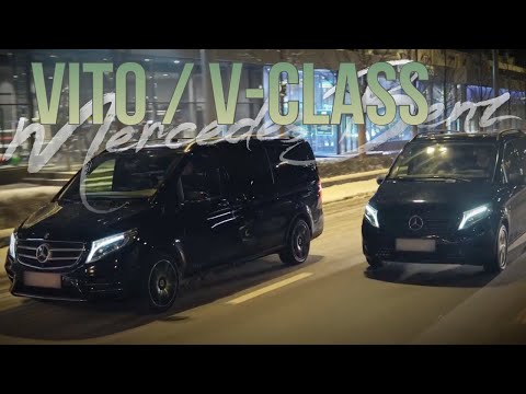 Видео: Обзор и сравнение Mercedes-Benz Vito & V-Class. Что взять?