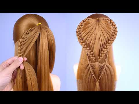 Видео: Простые прически разных типов | Новые прически | Простые прически | Прически для девочек
