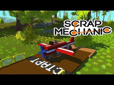 Видео: САМЫЙ КРУТОЙ САМОЛЁТ !!! Scrap Mechanic