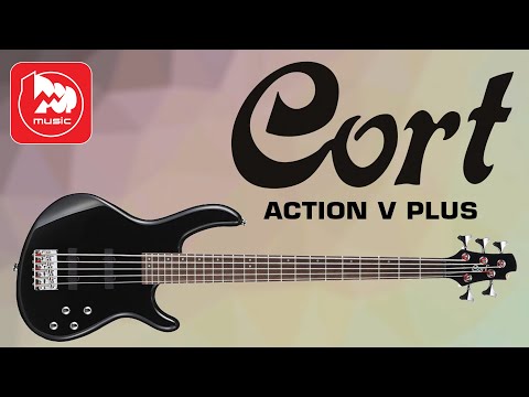 Видео: Бас-гитара 5 струн Cort Action V Plus