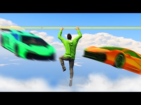 Видео: КАК ПРОЙТИ ТОНКИЙ КАНАТ ЕСЛИ НА ТЕБЯ ОХОТЯТСЯ ТАЧКИ!? (GTA 5 Смешные Моменты)