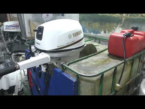Видео: Yamaha-15(9.9)hp, 4 stroke - полное ТО, тюнинг.