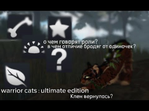 Видео: РОЛИ В WCUE! -в чём отличие бродяг от одиночек?-какие роли есть в игре?- -Maple-