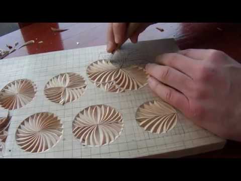 Видео: Геометрическая резьба по дереву. Урок 15 (geometric wood carving)