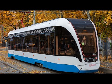 Видео: 27 маршрут трамвая. 09.10.2025 год. Москва.
