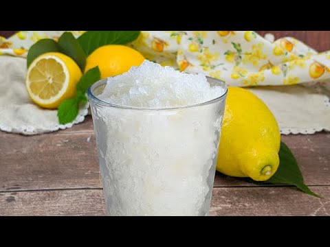Видео: Лимонная гранита! Вы не можете жить без этого десерта! Так просто, так вкусно! 3 ингредиента
