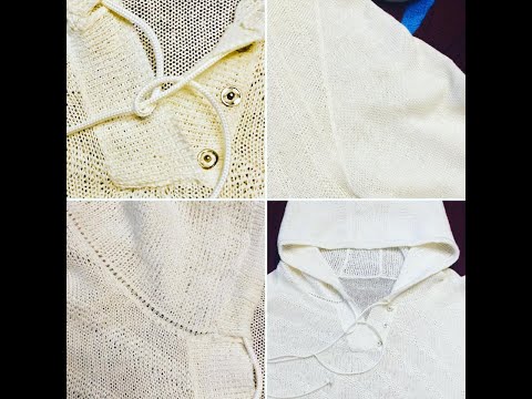 Видео: Мужская футболка из льна,вяжем спинку и перед