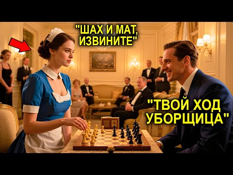 Видео: Миллионер Заставил Уборщицу Сыграть В Шахматы, Чтобы Унизить… Но Её Первый Ход Шокировал Всех