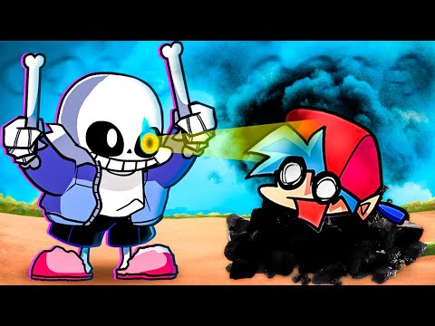 Видео: Все Концовки! Костяной Рэп Батл САНС 🦴 Friday Night Funkin vs Indie Cross