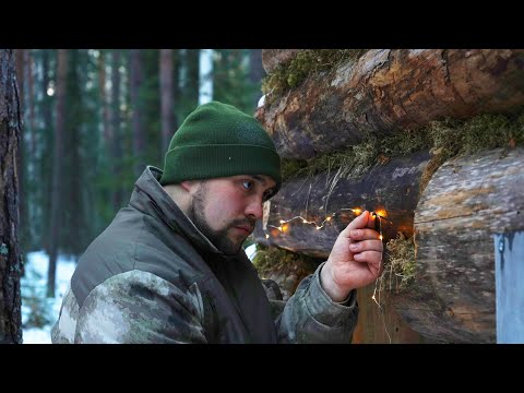 Видео: НЕЗВАНЫЕ ГОСТИ УСТРОИЛИ ПОГРОМ В ИЗБЕ | НОВЫЙ ГОД В ЛЕСУ | ДЕЛАЕМ ЗАПАСЫ ДРОВ