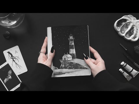 Видео: МИНИ-ОБЗОР СКЕТЧБУКА ✦ sketchbook tour + speedpaint