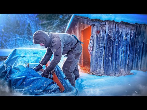 Видео: ДОБЫЛ ДИЧЬ У ИЗБЫ. КРАСИВЫЙ ДУПЛЕТ. РЫБАЛКА В ГЛУХОЗИМЬЕ.