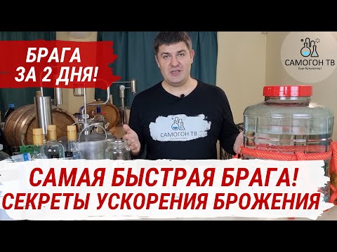 Видео: САМАЯ БЫСТРАЯ БРАГА ЗА 2 ДНЯ! Секреты ускорения брожения - как заставить брагу ускориться!