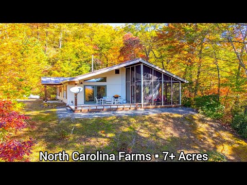 Видео: Фермы Северной Каролины на участке более 7 акров | Недвижимость Северной Каролины | Меблированный...