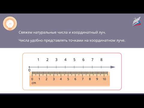 Видео: Представление натуральных чисел на координатном луче