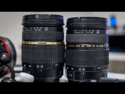 Видео: TAMRON SP 28-75mm f/2.8 (EF). Апдейт обзора + тест разных экземпляров на полном кадре и кропе.
