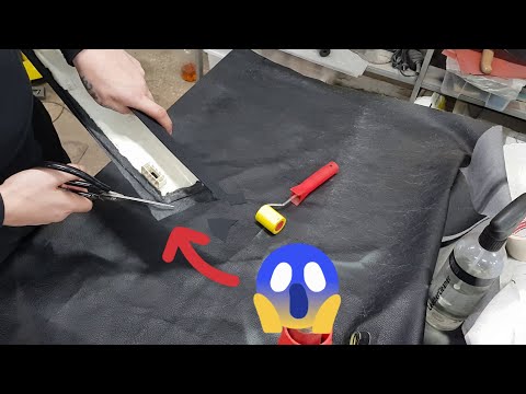 Видео: Как наносить клей на потолочку без поролона?