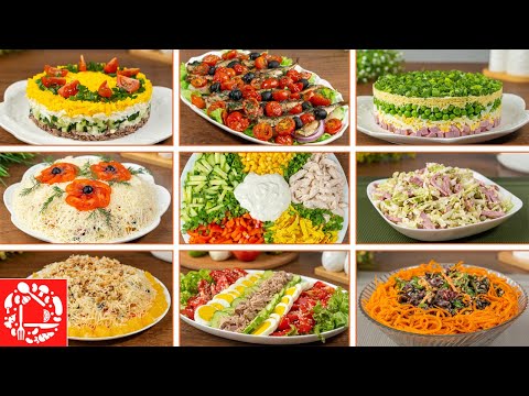 Видео: 28 САЛАТОВ на Новогодний Стол 2025. Быстро, Красиво и Очень Вкусно!