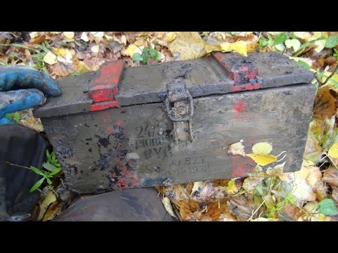 Видео: Тяжелый ящик ! Раскопки Второй мировой, металлоискатель и металлопоиск  // Юрий Гагарин