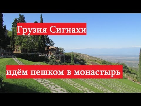 Видео: Грузия Сигнахи საქართველო სიღნაღი.из Сигнахи в Бодбе в монастырь святой Нино пешком.Вечер у камина .
