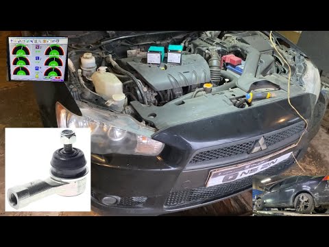Видео: Легкая замена рулевых наконечников в Митсубиси Лансер 10 / Mitsubishi Lancer 10