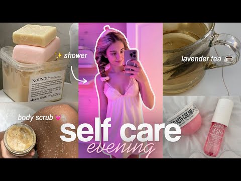 Видео: SELF CARE EVENING🤍 | вечер ухода и заботы о себе: beauty покупки, душ, уход за телом и лицом