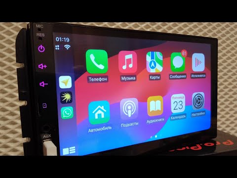 Видео: Обзор магнитолы 2дин Pro.Pioneer F-7005 Carplay | Магнитола 2din Pioneer Карплей