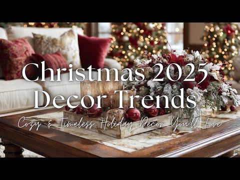 Видео: 🎄Самые красивые рождественские тренды 2025 года, в которые вы влюбитесь (уютный и вневременной пр...