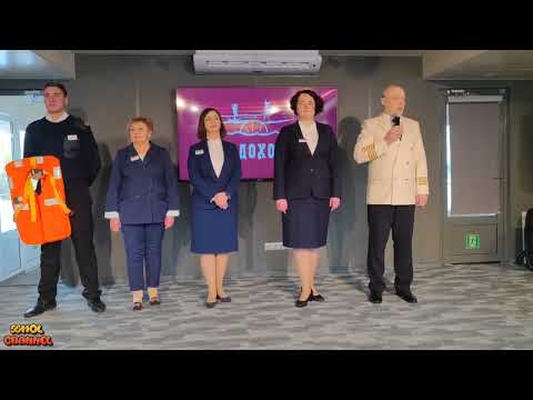 Видео: Речной круиз Москва Плес Москва Водоход Константин Коротков Отплытие, приветствие капитана Обед #2