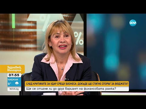 Видео: Людмила Елкова: Темата с бюджета наистина става драматична