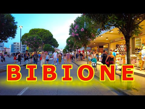 Видео: Вечерний BIBIONE.  Отпуск на море.  Гуляем и общаемся с подписчиками.