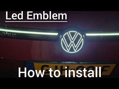 Видео: Руководство/обзор по установке светодиодной эмблемы VW Mk8 GTI