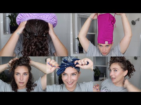 Видео: КАК СПАТЬ С КУДРЯВЫМИ ВОЛОСАМИ: 10 способов для длинных и коротких вьющихся волос