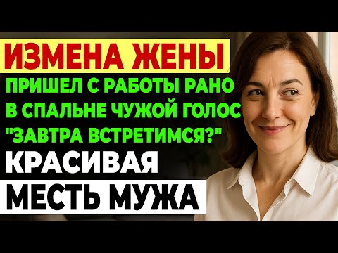 Видео: Измена жены. Пришел с работы раньше. В спальне жена с любовником. История и рассказ Аудио рассказ