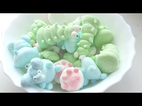 Видео: ПРОСТОЙ РЕЦЕПТ Маршмеллоу 🐈🐷🦁🐵🐛зверюшки🐈🐷🦁🐵🐛 Marshmallow