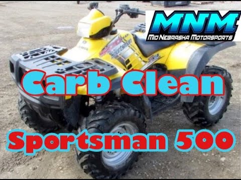 Видео: Ремонт карбюратора Polaris Sportsman 500 / Полная очистка карбюратора