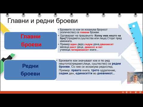Видео: III одделение - Македонски јазик - Броеви