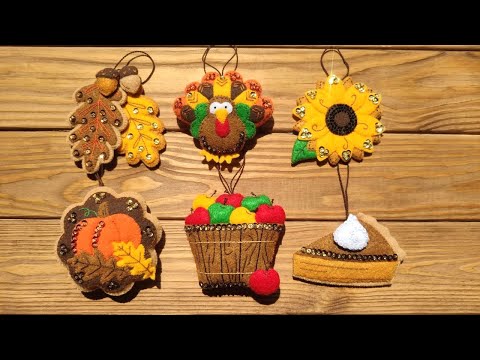 Видео: Игрушки "Harvest ornaments" от MerryStockings