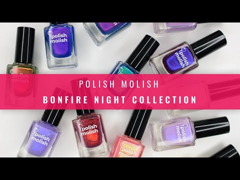 Видео: POLISH MOLISH || коллекция матовых лаков BONFIRE NIGHT