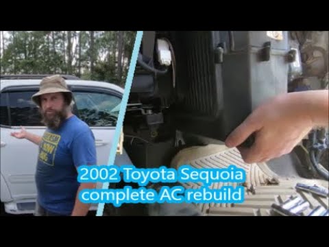 Видео: Полная переборка системы кондиционирования Toyota Sequoia 2002 года