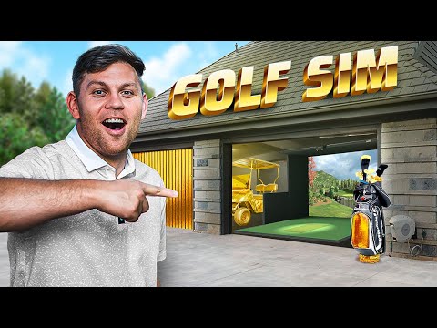 Видео: Как построить ПРЕМИАЛЬНЫЙ домашний гольф-симулятор при ограниченном бюджете!